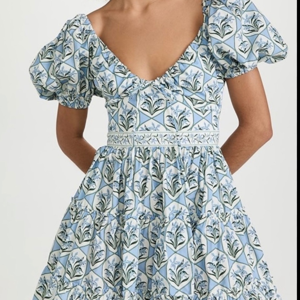 Agua by Agua Bendita Manzanilla Mini Dress